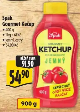 Albert Spak gourmet kečup nabídka