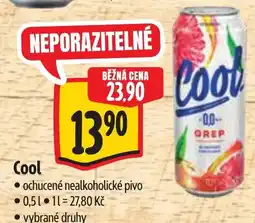Albert Cool ochucené nealkoholické pivo nabídka