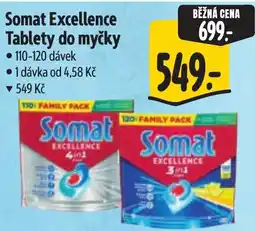 Albert Somat Excellence Tablety do myčky nabídka