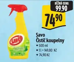 Albert Savo čistič koupelny nabídka