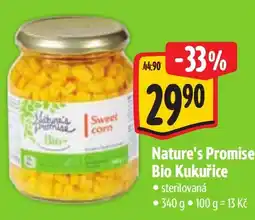 Albert Nature's Promise Bio Kukuřice nabídka