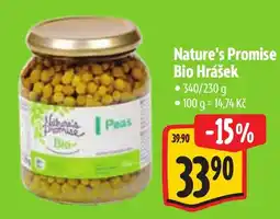 Albert Nature's Promise Bio Hrášek nabídka