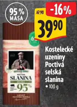Albert Kostelecké uzeniny Poctivá selská slanina nabídka