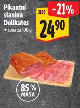 Albert Delikates Pikantní slanina nabídka