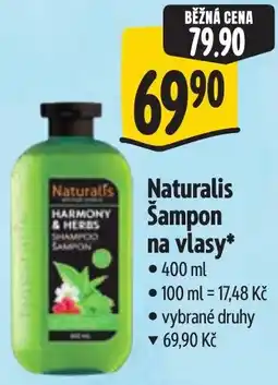 Albert Naturalis šampon na vlasy nabídka
