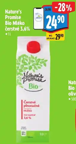 Albert Nature's Promise Bio Mléko nabídka