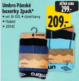 Albert Umbro boxerkry 2pack nabídka