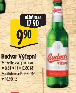 Albert Budvar Výčepní nabídka