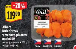 Albert Albert Kuřecí steak v medovo-pikantní marinádě nabídka