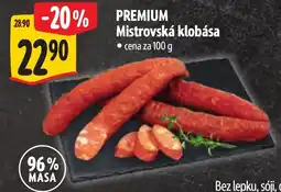 Albert Premium Mistrovská klobása nabídka
