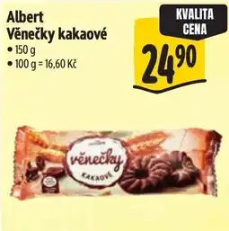 Albert Albert věnečky kakaové nabídka