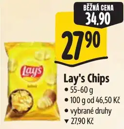 Albert Lay's Chips nabídka