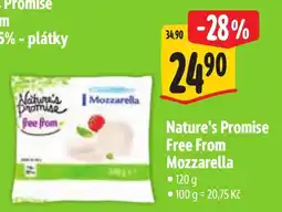 Albert Nature's Promise Free From Mozzarella nabídka