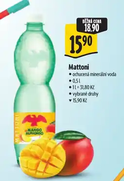 Albert Mattoni ochucená minerální voda nabídka
