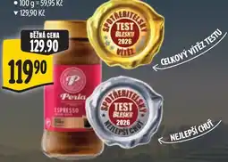 Albert Perla espresso nabídka