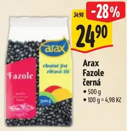 Albert Arax fazole černá nabídka