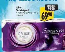 Albert Albert Toaletní papír 4vrstvý 8 rolí nabídka