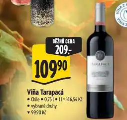 Albert Viña Tarapacá nabídka
