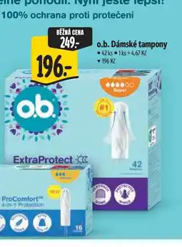 Albert o.b. Dámské tampony 42 ks nabídka