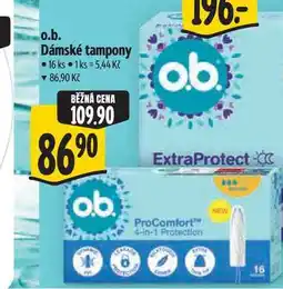 Albert o.b. Dámské tampony 16 ks nabídka