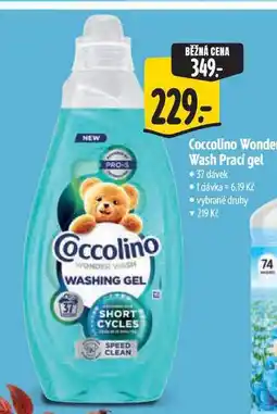 Albert Coccolino Wonder Wash Prací gel 37 dávek nabídka