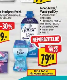 Albert Lenor Aviváž/ Vonné perličky • 59 dávek aviváž/ 150 g perličky nabídka