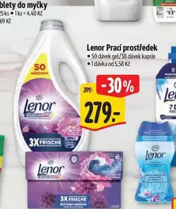 Albert Lenor Prací prostředek 50 dávek gel/38 dávek kapsle nabídka
