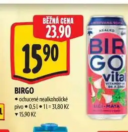 Albert BIRGO ochucené nealkoholické pivo nabídka