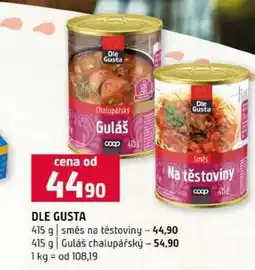 Terno DLE GUSTA 415 g směs na těstoviny 415 g Guláš chalupářský nabídka