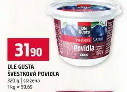 Terno DLE GUSTA ŠVESTKOVÁ POVIDLA 320 g slazená nabídka
