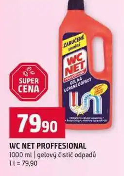Terno WC NET PROFFESIONAL 1000 ml gelový čistič odpadů nabídka