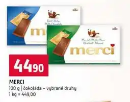Terno MERCI 100 g čokoláda vybrané druhy nabídka