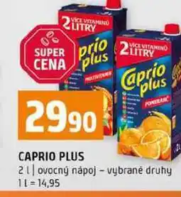 Terno Caprio plus 2l ovocný nápoj vybrané druhy nabídka