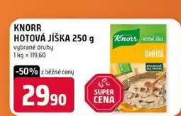 Terno KNORR HOTOVÁ JÍŠKA 250 g vybrané druhy nabídka