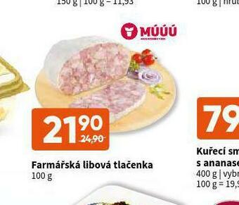 Terno Farmářská libová tlačenka nabídka