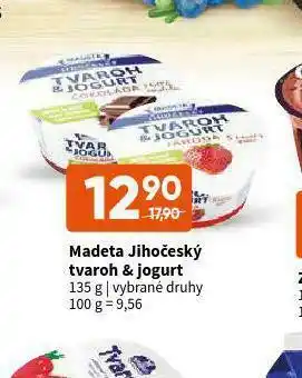 Terno Madeta jhiočeský tvaroh & jogurt nabídka