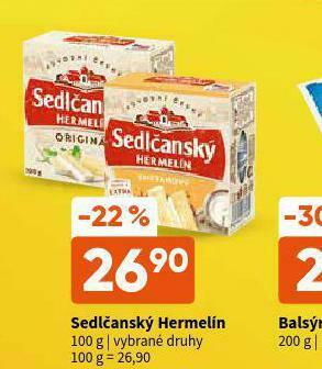 Terno Sedlčanský hermelín nabídka