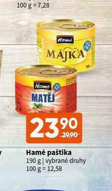 Terno Hamé paštika nabídka