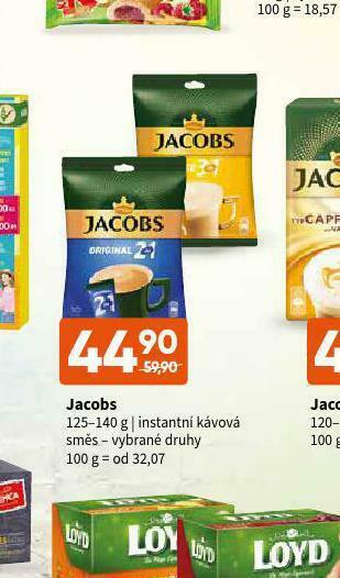 Terno Jacobs instantní kávová směs nabídka