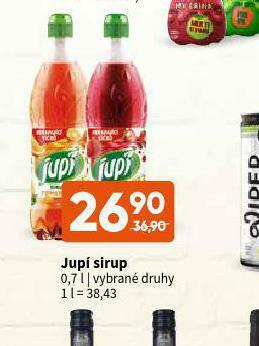 Terno Jupí sirup nabídka