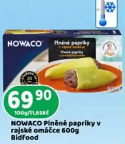 Brněnka Nowaco plněné papriky v rajské omáčce nabídka