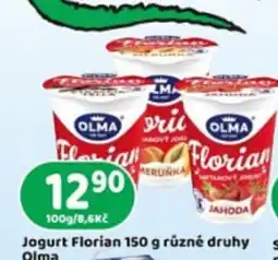 Brněnka Olma jogurt Florian nabídka