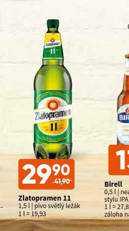 Terno Pivo zlatopramen 11 nabídka