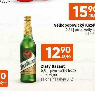 Terno Pivo zlatý bažant nabídka
