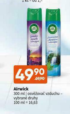 Terno Airwick osvěžovač vzduchu nabídka