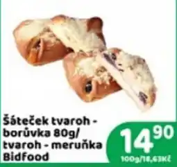 Brněnka Bidfood šáteček tvaroh - borůvka nabídka