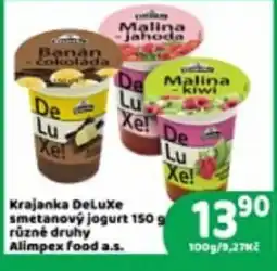 Brněnka Krajanka DeLuXe smetanový jogurt nabídka