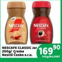 Brněnka Nescafe classic jar nabídka
