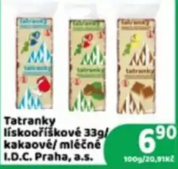 Brněnka Tatranky lískooříškové nabídka