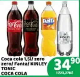 Brněnka Coca cola zero/ Fanta/ KINLEY TONIC nabídka